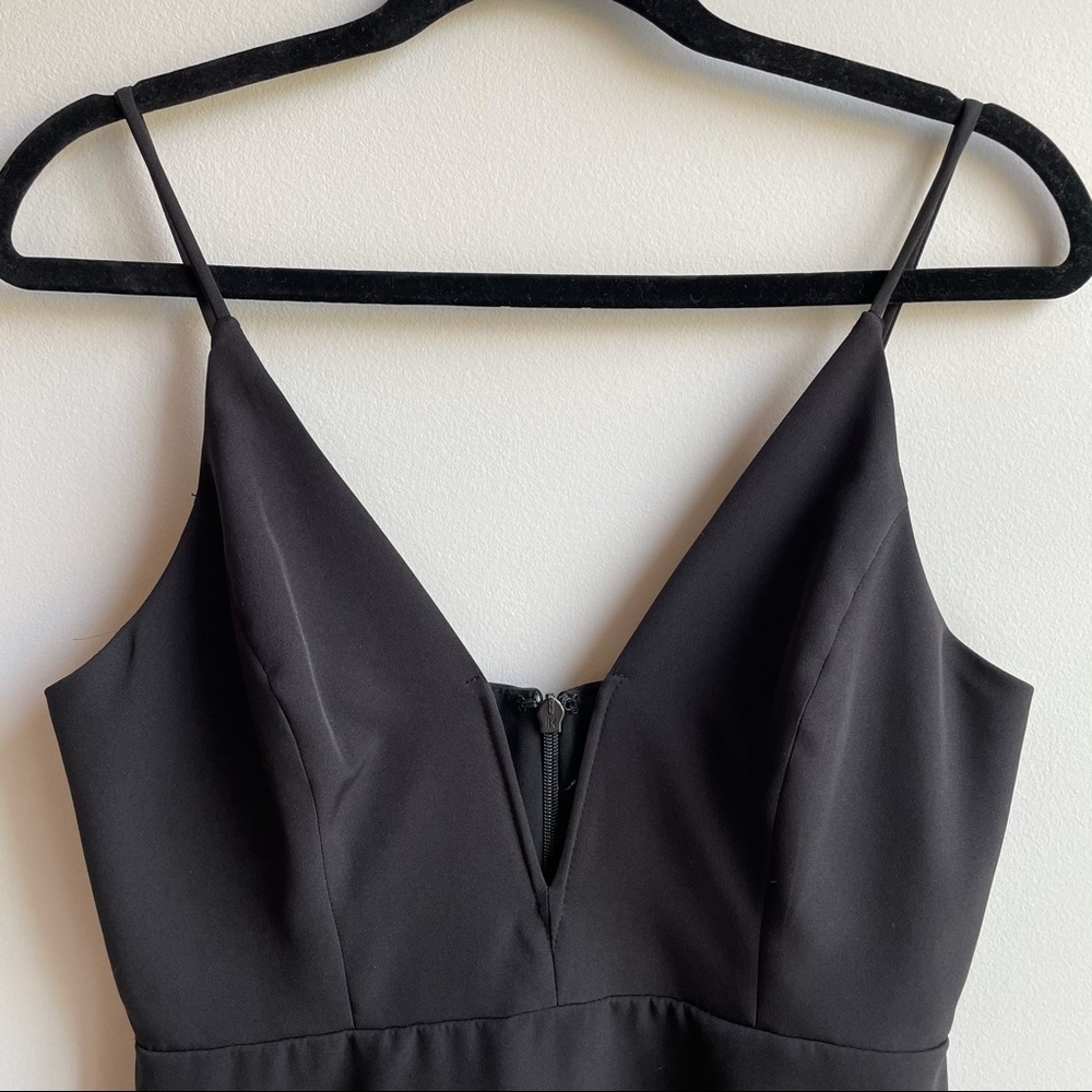 Topshop Plunge Slip Cocktail Dress - Size 6